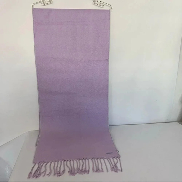 Steve Madden Reversible Leopard Print Scarf Lavender Mint With Fringe - Picture 5 of 11